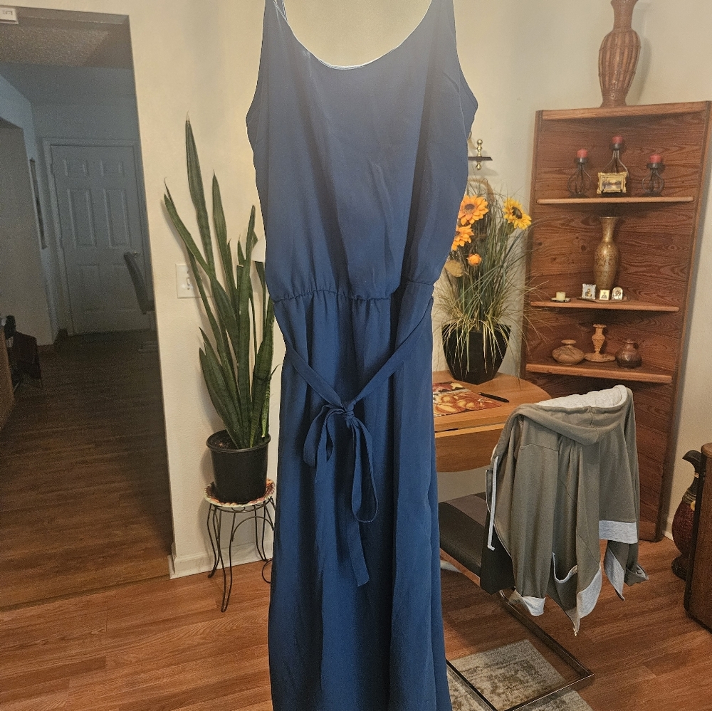 Old Navy Navy Blue Maxi Dress